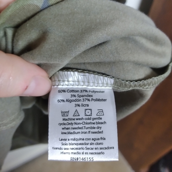 Fishhippie Cedar Island Camo Quarter Zip Pullover Size Small - Picture 7 of 11